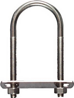 U-Bolt, Stainless Steel, 5/16 x 1-3/4 x 4.25-In.