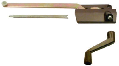 Wood Casement Window Operator, Left-Hand, Bronze-Finish