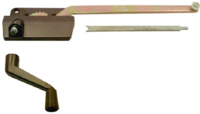 Wood Casement Window Operator, Right-Hand, Bronze-Finish