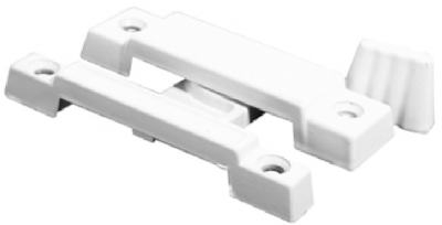 White-Finish Window Sash Lock