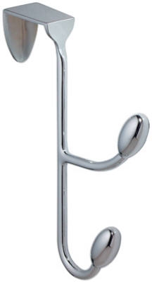 Orbinni Over-The-Door Double Hook, Chrome