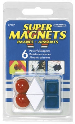 Magnetic Hangers, 6-Pk.