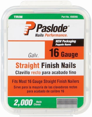 Straight Nail, 2-1/2-In., 16-Gauge, 2,000-Ct.