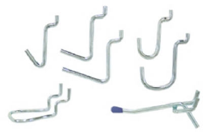 Pegboard Hook Assortment, 1/8-In., 32-Piece