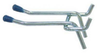 2-In. Pegboard Hook, Double-Arm, 2-Pack