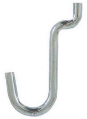12-In. Curved Pegboard Hook, 8-Pack