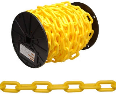 #8 Yellow Plastic Chain, 60', Sold In Store by the Foot