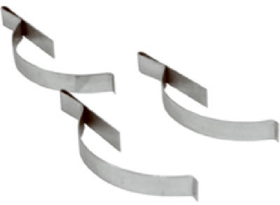 2-3/4 x 1/4-Inch Flat Window Frame Corner Mount Springs, 25-Pack