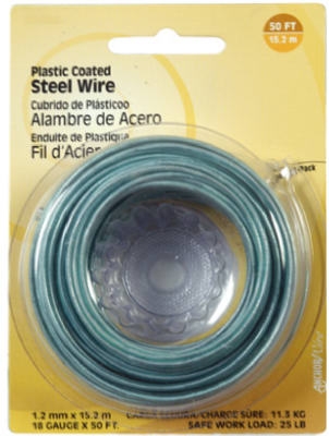 18-Gauge Plastic Wire, 50-Ft.