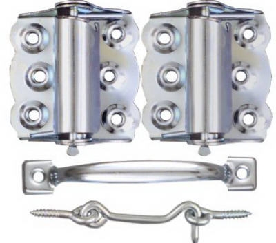 Screen & Storm Door Hardware Set, Zinc