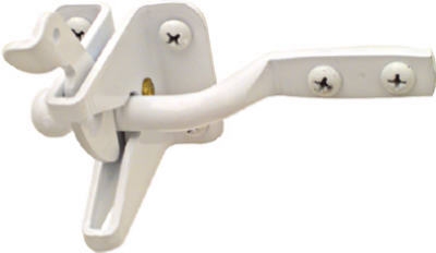 White Automatic Gate Latch