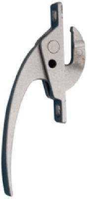 Casement Window Lock, Aluminum-Finish Zinc