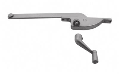 Metal Casement Window Operator, Left-Hand, Aluminum-Finish
