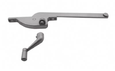 Metal Casement Window Operator, Right-Hand, Aluminum-Finish