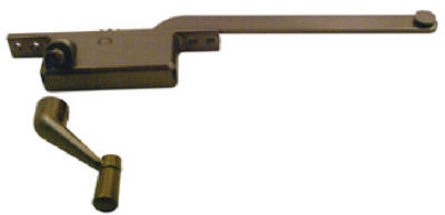 Metal Casement Window Operator, Right-Hand, Bronze-Finish
