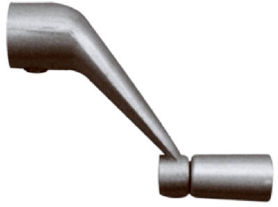 Casement Window Crank Handle, Aluminum-Finish