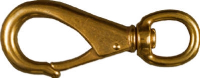 Bronze Boat Snap, 3/4-In. x 4-7/16 In.