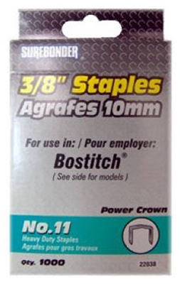 1000-Pack #11 Heavy-Duty 3/8-Inch Staple