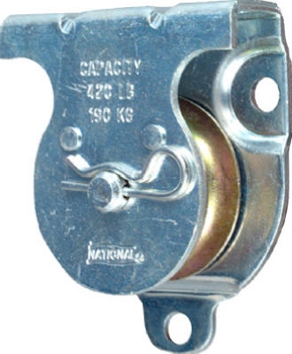 Pulley, Wall/Ceiling Mount, Zinc, 1-1/2-In.