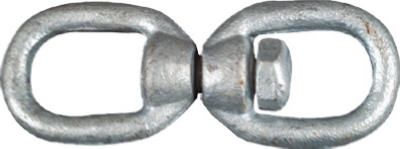 1/4-In. Galvanized Swivel Open Round Eye Link