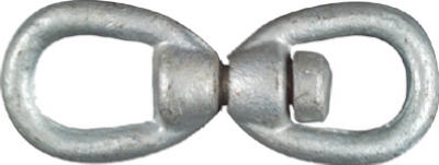 Swivel Open Round Eye Link, Forged, 5/16-In.
