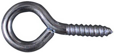 Screw Eye, #2 Large, Zinc-Plated, 2-5/8-In.