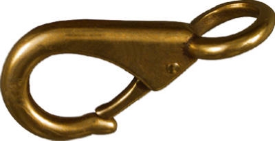 Bronze Boat Snap, 3/4-In. x 3-3/8 In.