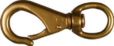 Bronze Boat Snap, 3/4-In. x 3-5/8 In.