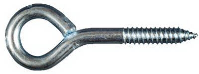 Lag Screw Eye, Zinc, 7/16 x 5-1/4-In.