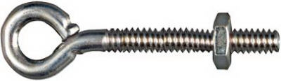 Eye Bolt, Zinc, 3/16 x 2-In.
