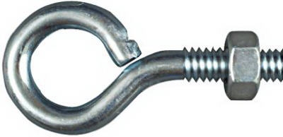 Eye Bolt, Zinc, 1/4 x 2-In.