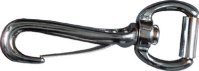 5/8x2-5/8-In. Nickel Spring Snap