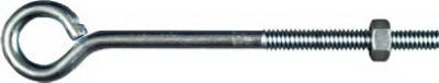 Eye Bolt, Zinc, 1/4 x 5-In.