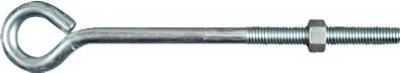 Eye Bolt, Zinc, 1/2 x 10-In.