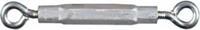 Turnbuckle, Eye & Eye, Zinc, 3/16 x 5-1/2-In.