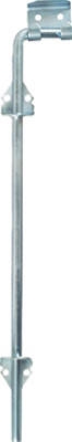 Zinc Adjustable Cane Gate Bolt, .5 x 18-In.