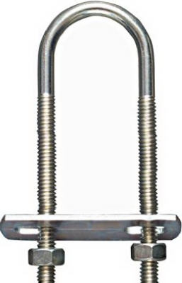 U Bolt, #516, Zinc, 5/16 x 1-3/8 x 3-3/4-In.