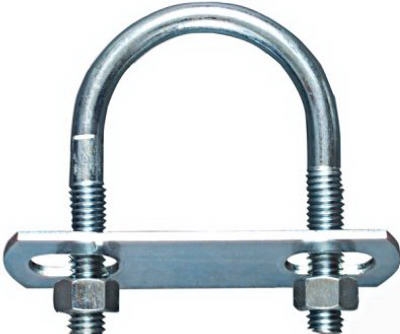 U Bolt, #532, Zinc, 5/16 x 2 x 3-1/4-In.