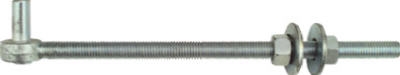 5/8 x 12-In. Zinc Bolt Gate Hook
