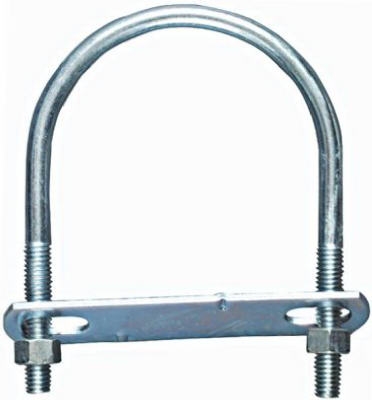 U Bolt, #546, Zinc, 3/8 x 3-1/2 x 5-1/4-In.