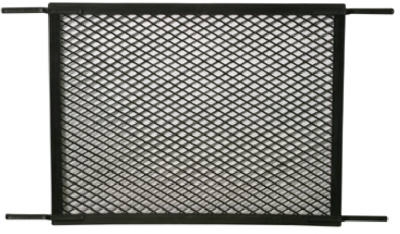 Storm & Screen Door Grille, Black Plastic