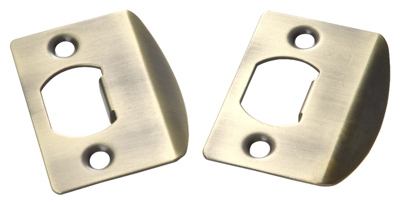 2-Pack Antique Brass Full Lip Strike