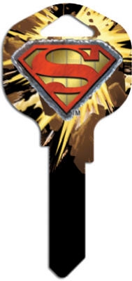 Double Sided Superman Key Blank