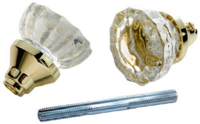 2-Pack Glass Cabinet Knobs