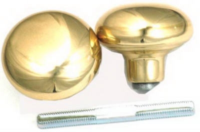 2-Pack Brass Cabinet Knobs