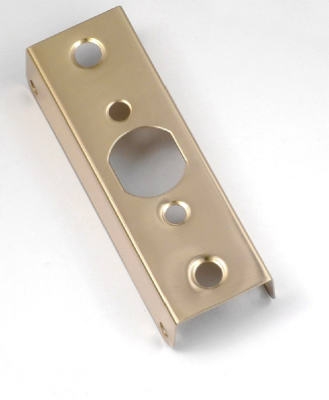Door Edge Guard, Polished Brass, 1-3/8-In.