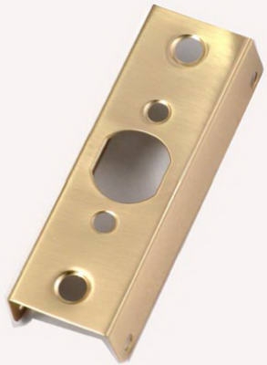 Door Edge Guard, Polished Brass, 1-3/4-In.