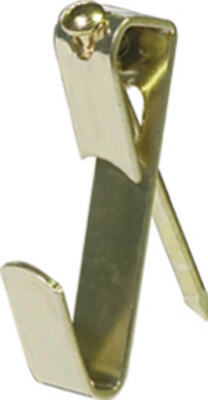 Classic Picture Hanger, Brass Plated, 10-Lb., 8-Pk.