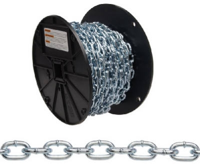 #4 Straight Link Chain, 100', Sold In Store by the Foot