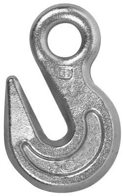 Eye Grab Hook, Zinc-Plated, 1/2-In.